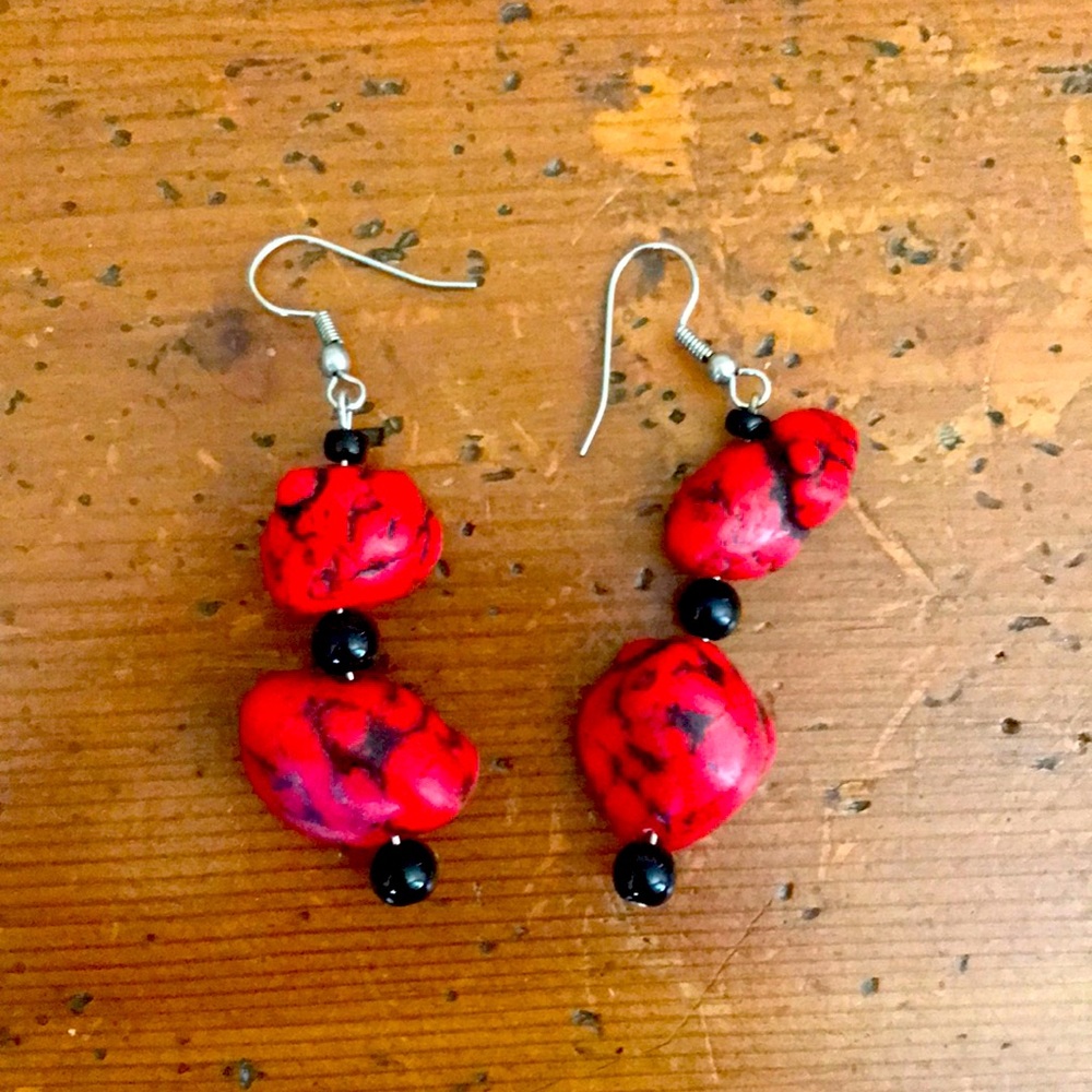 “Volcano” earrings
